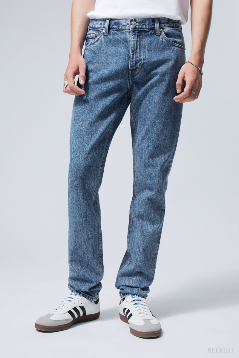 Weekday Sunday Slim Tapered Jeans デニム メンズ 青 Japan | B7A-1553