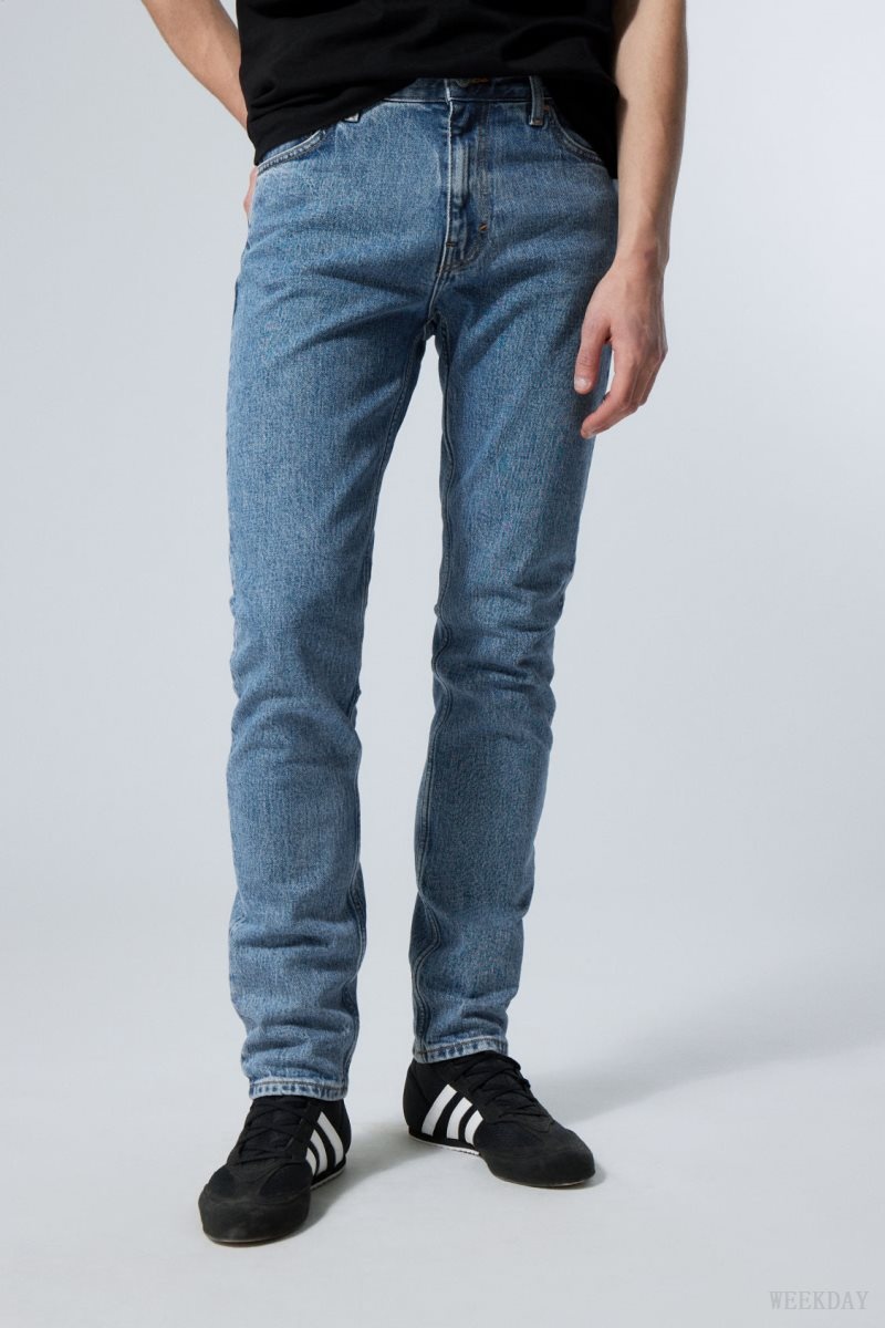 Weekday Sunday Slim Tapered Jeans デニム メンズ 青 Japan | B7A-1553