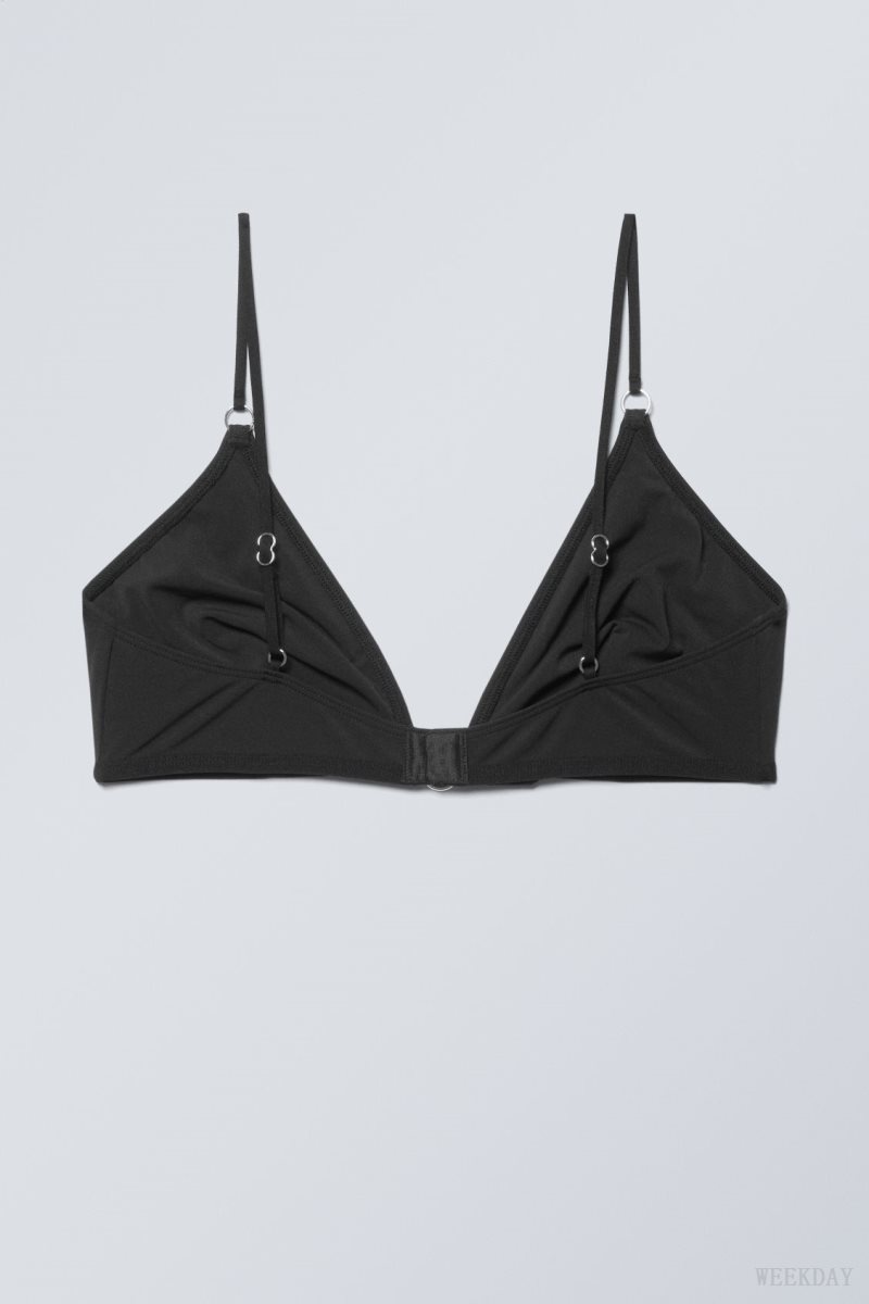 Weekday Tori Piercing Triangle Bra ブラ レディース 黒 Japan | Q8P-3663