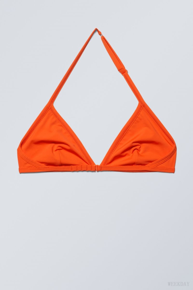 Weekday Vega Halter Triangle Bra ブラ レディース 赤 Japan | Z7W-7741