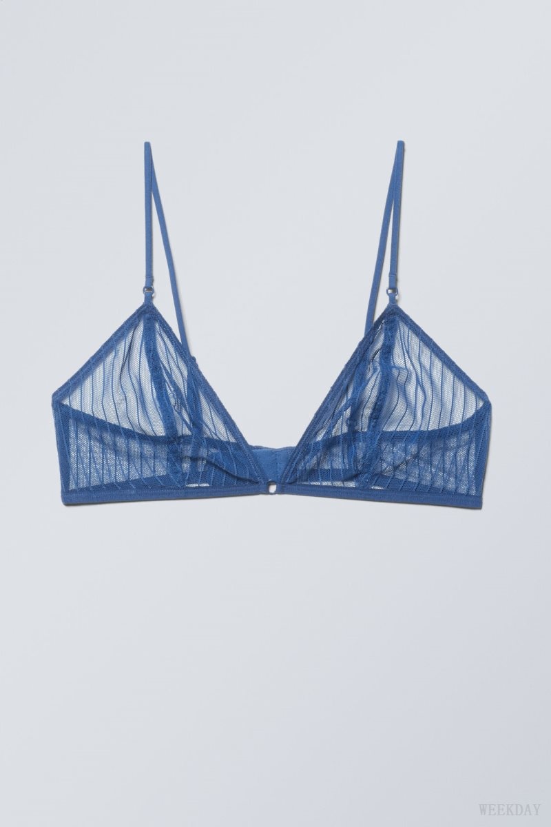 Weekday Zelda レース Bralette Bralette レディース 青 Japan | M1X-0583