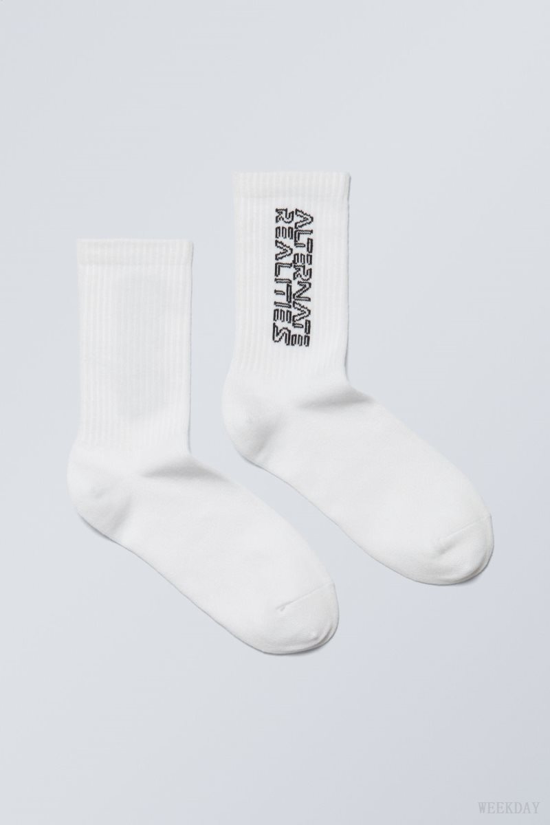 Weekday 運動 Printed Socks ソックス レディース Alternate Realities Japan | P6U-8397