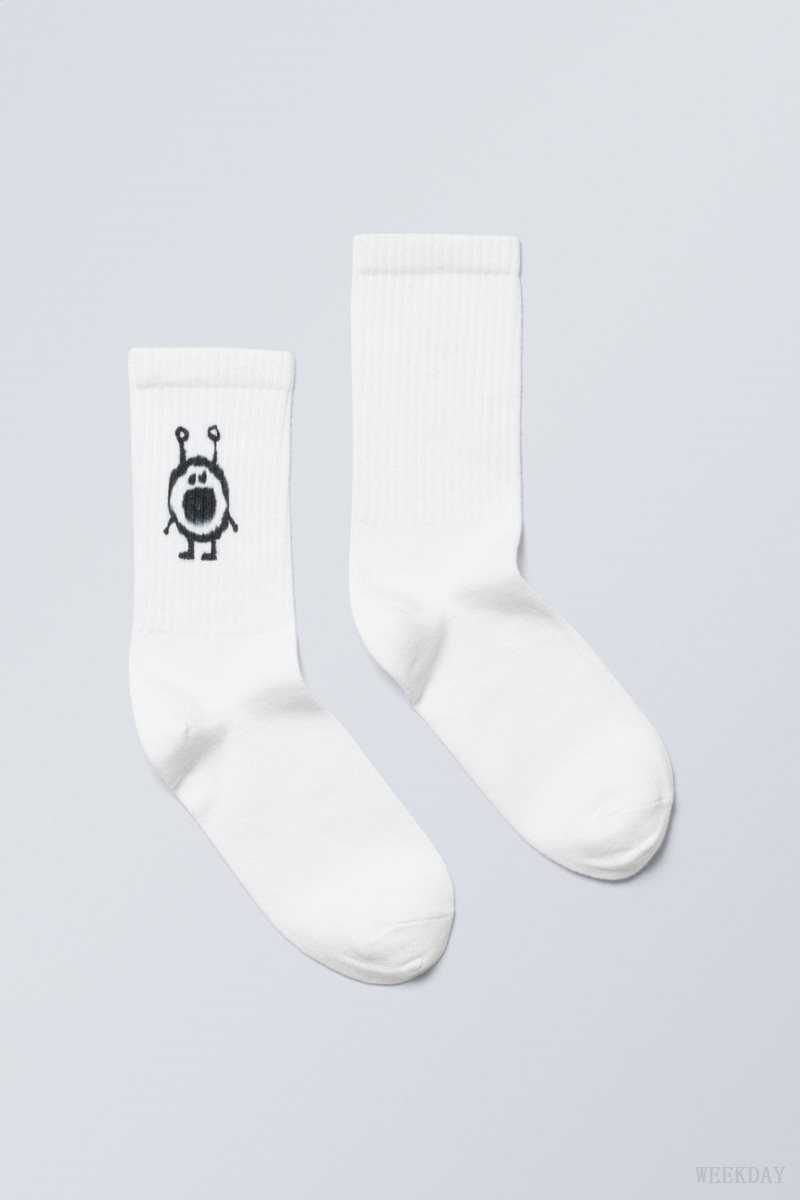 Weekday 運動 Printed Socks ソックス レディース Mini Tubbie Japan | R6U-2129